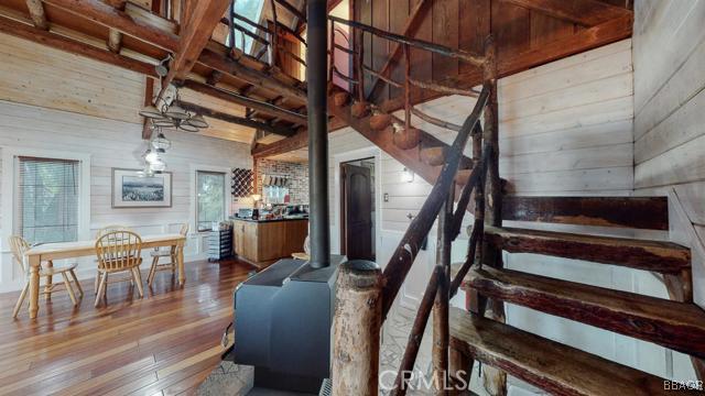 22013 Mojave River Road Cedarpines Park, CA 92322 - Photo 11 of 22 a view of entryway and hall with wooden floor