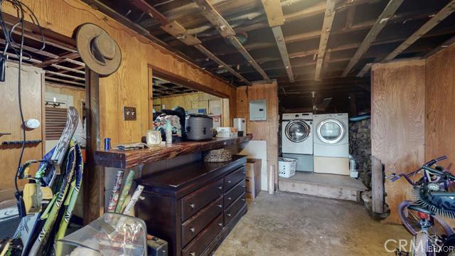 22013 Mojave River Road Cedarpines Park, CA 92322 - Photo 16 of 22 a room with lots of wooden furniture