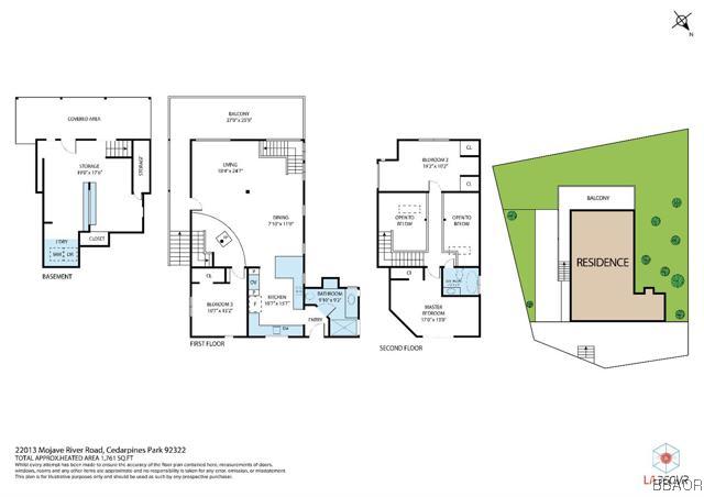 22013 Mojave River Road Cedarpines Park, CA 92322 - Photo 22 of 22 a picture of a floor plan