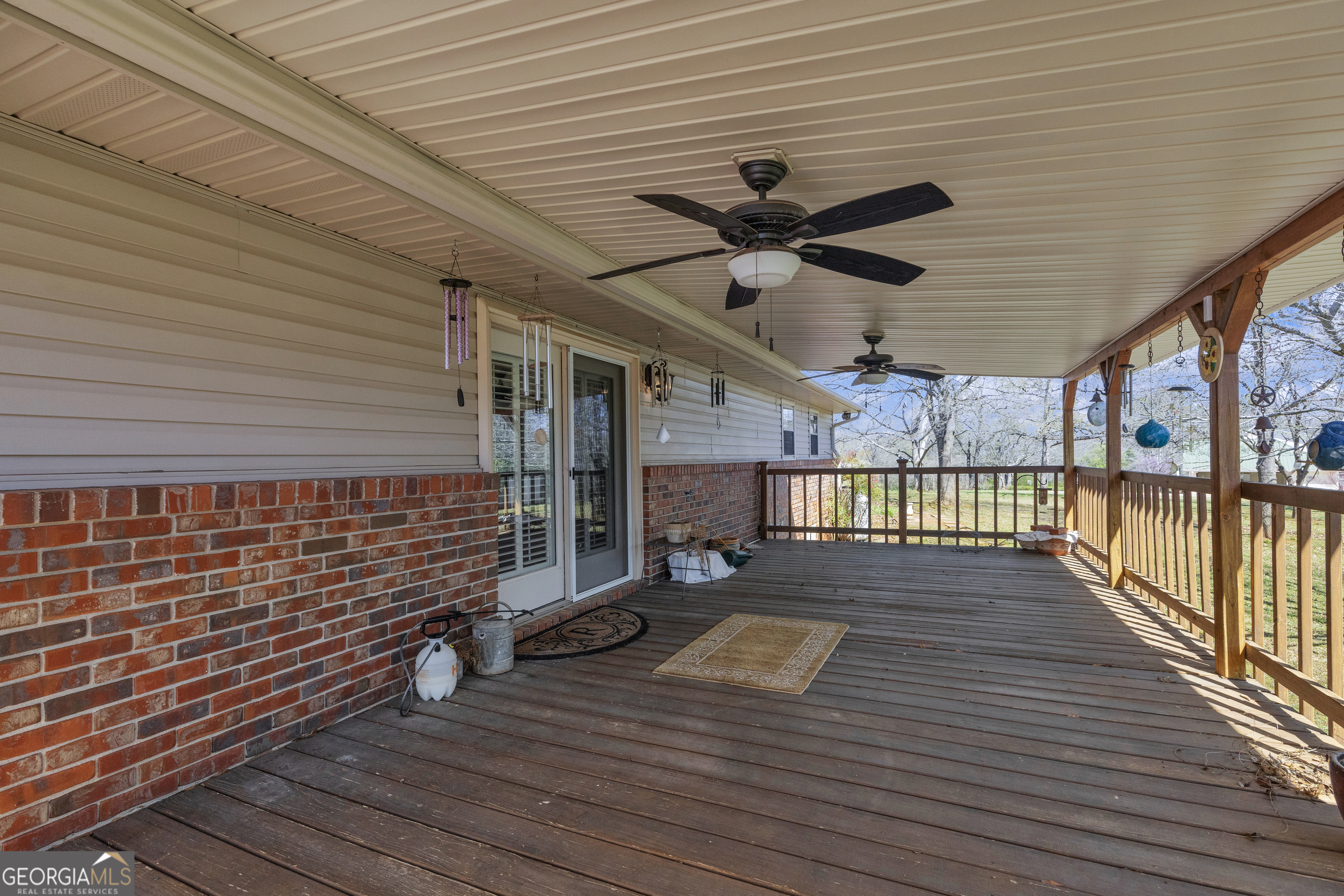 80 Riverbend Circle Royston, GA 30662 - Photo 40 of 70 a view of a porch with wooden floor