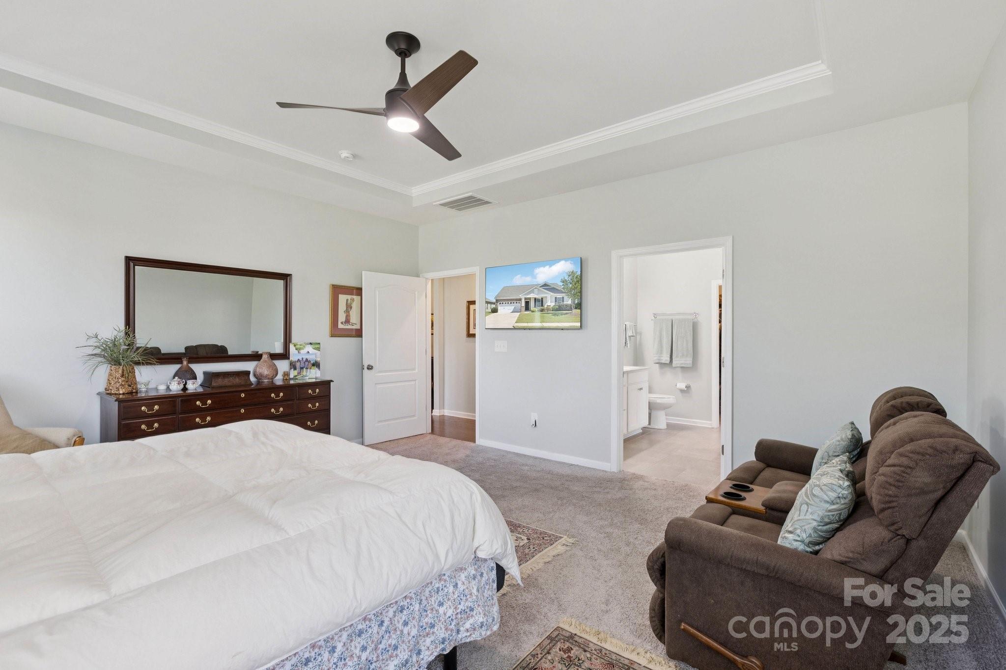 4236 Merrivale Drive Lancaster, SC 29720 - Photo 21 of 48 a bedroom with a bed window and couch
