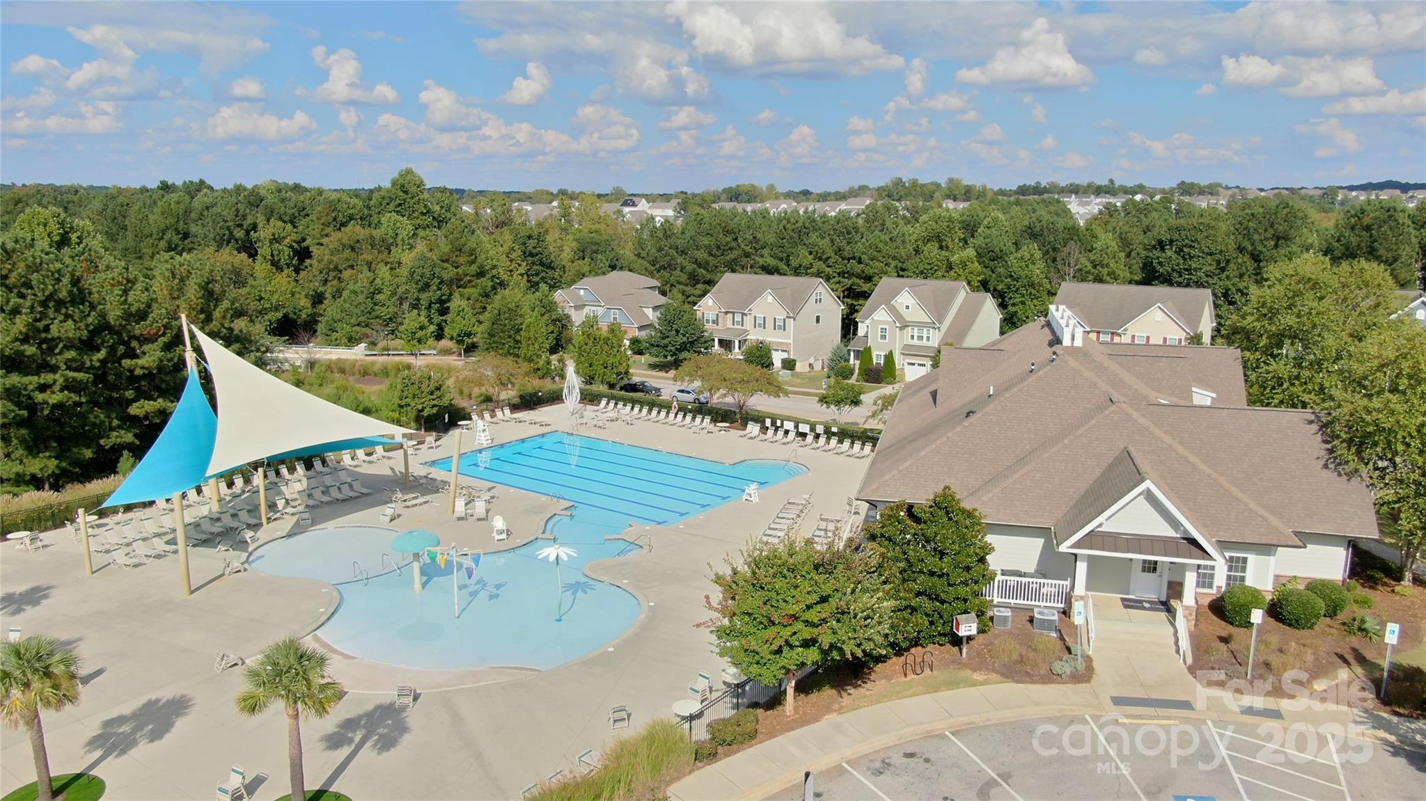 4236 Merrivale Drive Lancaster, SC 29720 - Photo 39 of 48 an aerial view of a house with garden space and ocean view