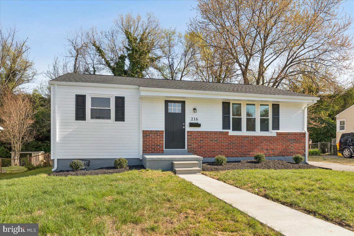 216 Cheddington Road Linthicum Heights, MD 21090 - Photo 6 of 60 front view of a house with a yard