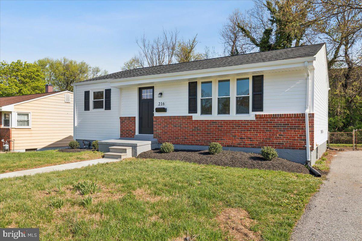 216 Cheddington Road Linthicum Heights, MD 21090 - Photo 8 of 60 a house view with a garden space