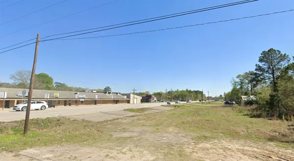 a view of a lake with houses