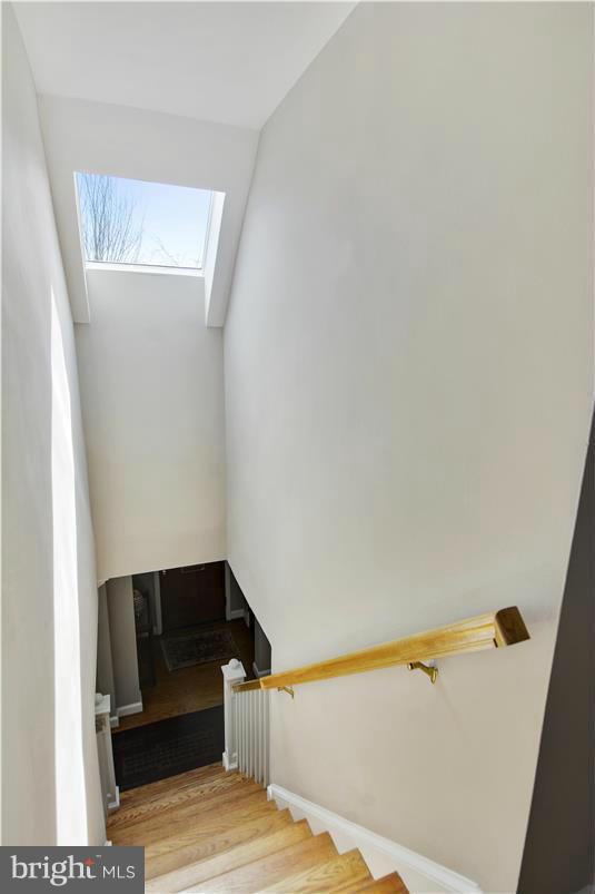 1913 Stratton Road Silver Spring, MD 20910 - Photo 22 of 30 Stairway with Skylight