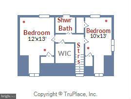 1913 Stratton Road Silver Spring, MD 20910 - Photo 29 of 30 Upper Level Floor Plan