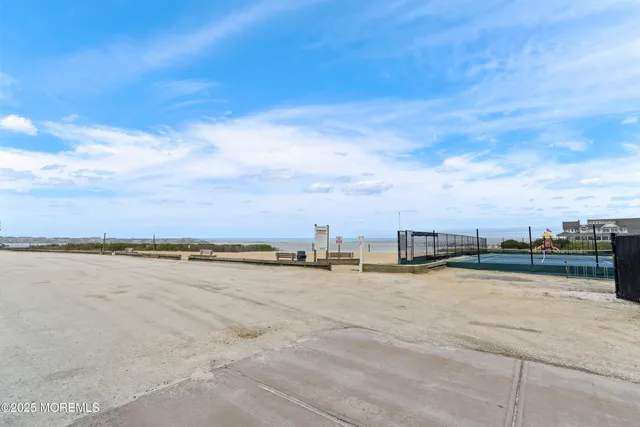 a view of an ocean and beach