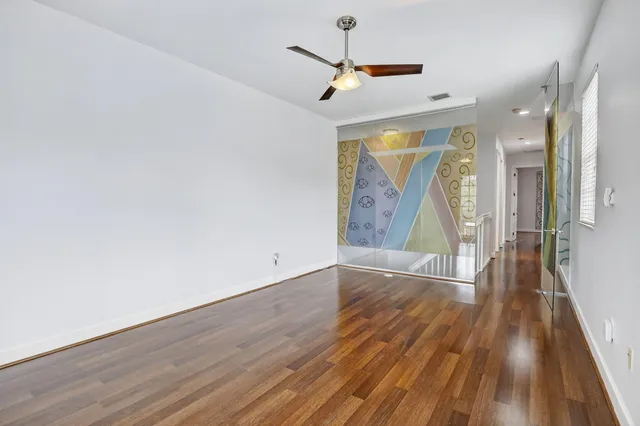 wooden floor in an empty room