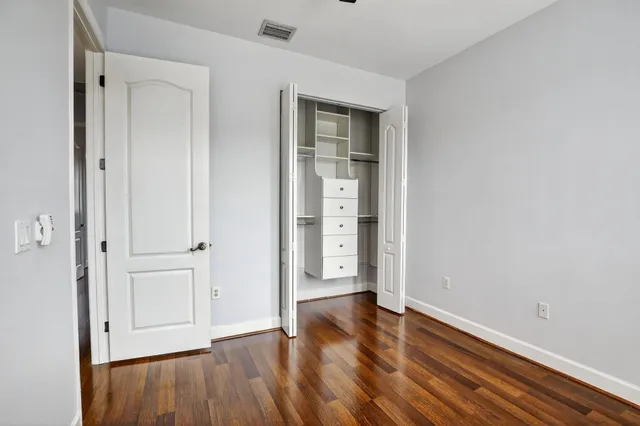 wooden floor in an empty room