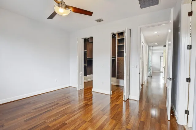 wooden floor in an empty room