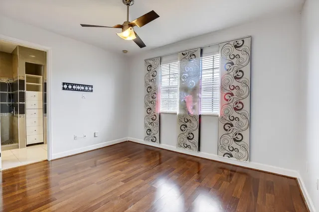 wooden floor in a room