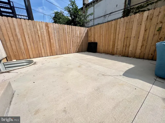 a view of wooden fence