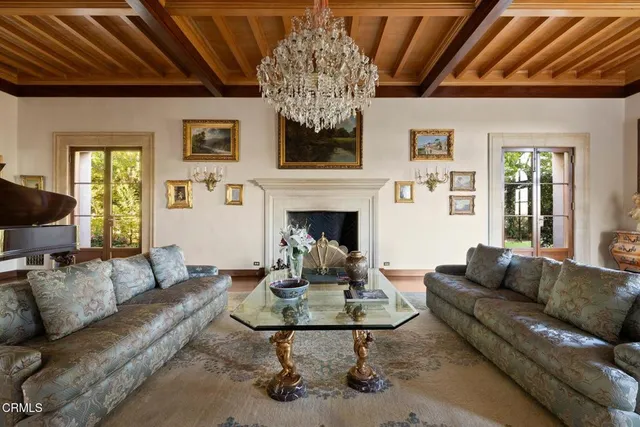 a view of a living room