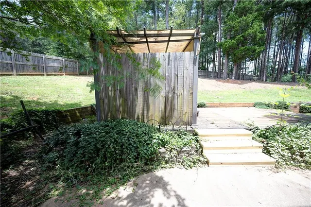 a view of outdoor space and yard