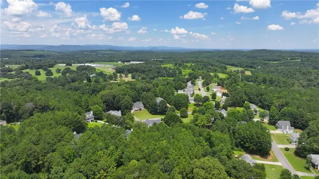 a view of yard with green space
