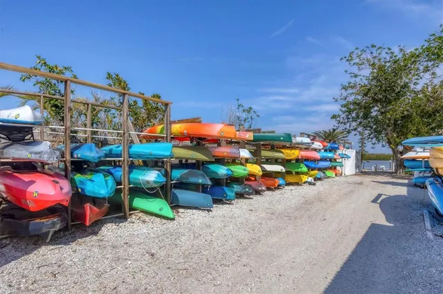 a view of the street with sitting area