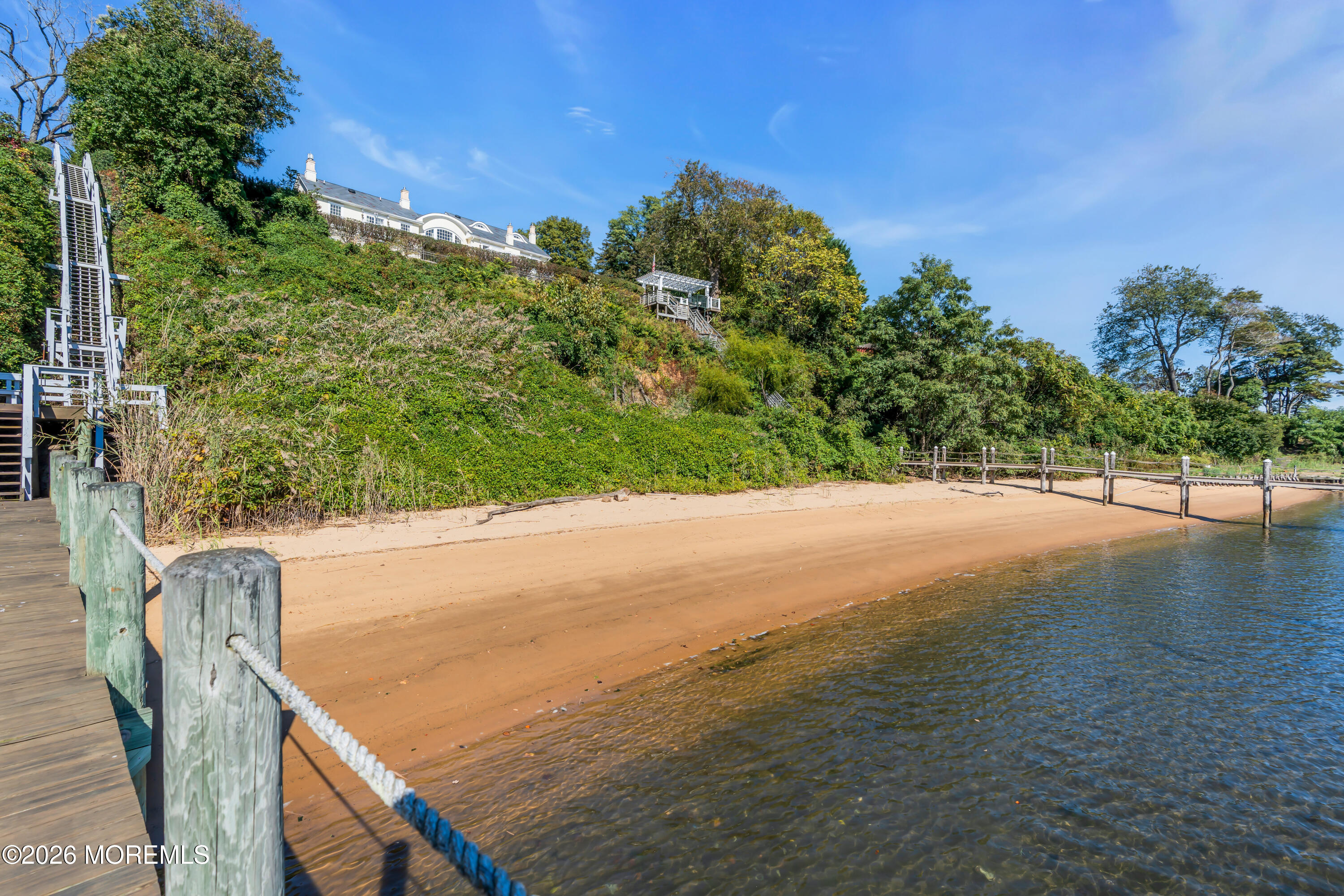 932 Navesink River Road Rumson, NJ 07760 - Photo 47 of 58 View from dock to property