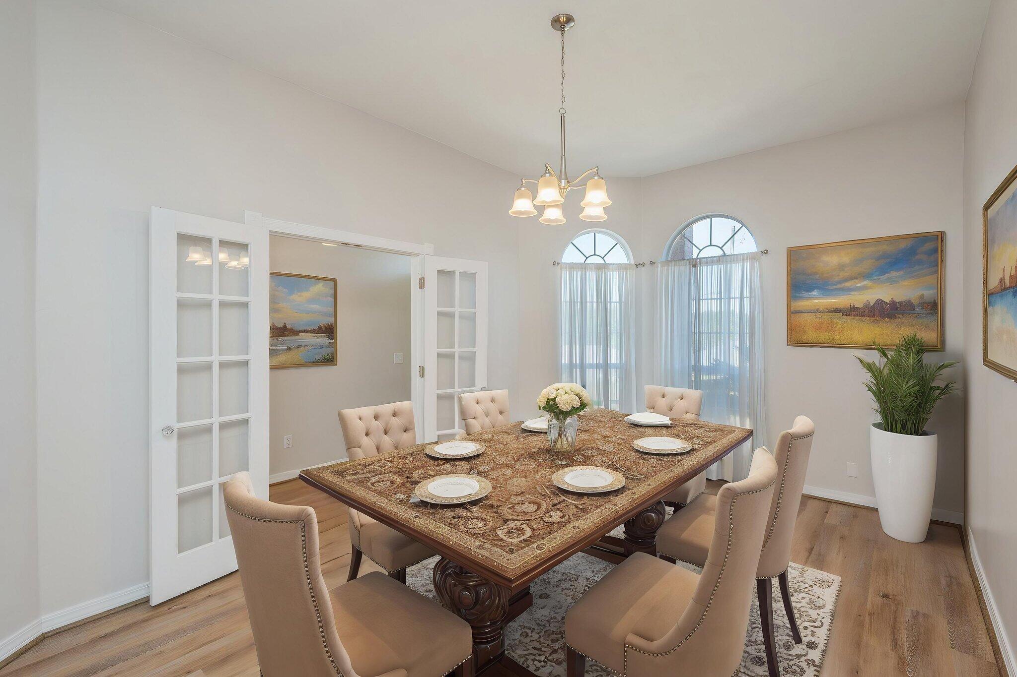 459 Jillian Drive Crestview, FL 32536 - Photo 19 of 46 a view of a dining room with furniture window and wooden floor