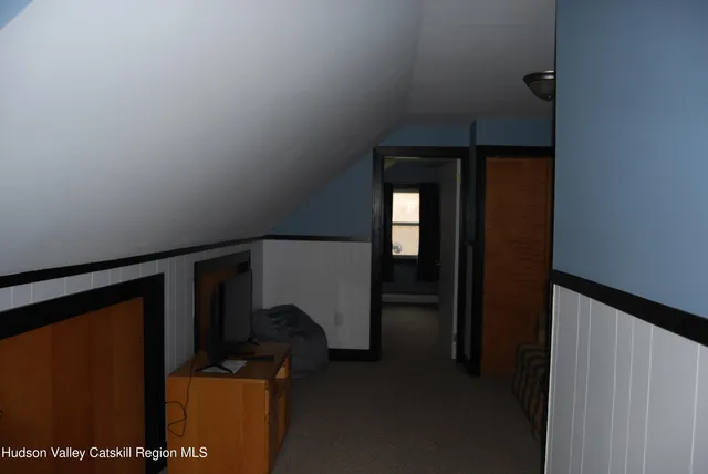 a view of a couch in a room