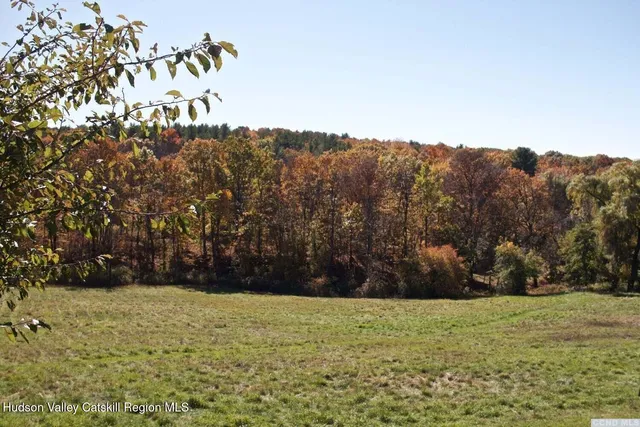 a view of outdoor space with mountain in the background