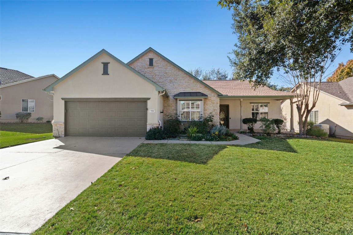 110 Crosby Street Georgetown, TX 78633 - Photo 39 of 40 a front view of a house with garden