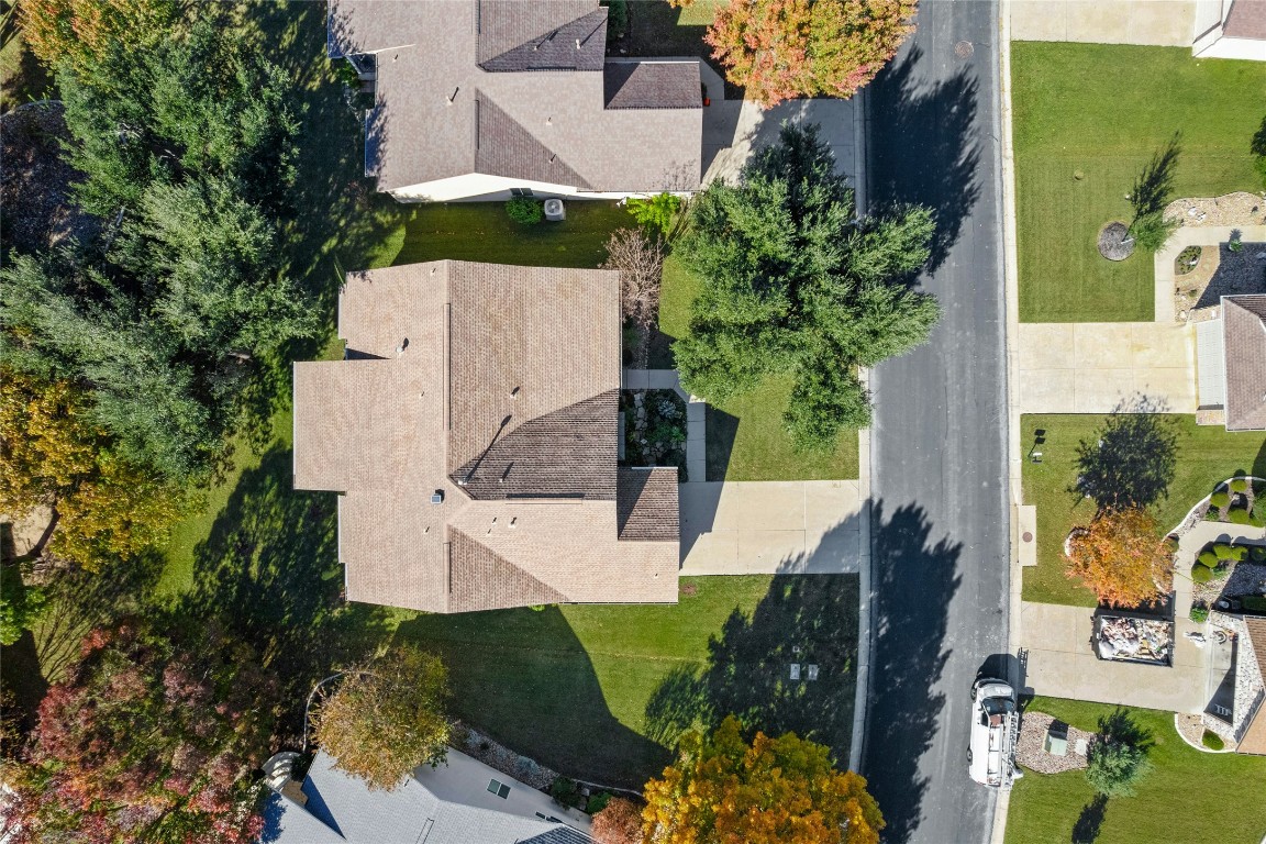 110 Crosby Street Georgetown, TX 78633 - Photo 33 of 40 an aerial view of a house with outdoor space