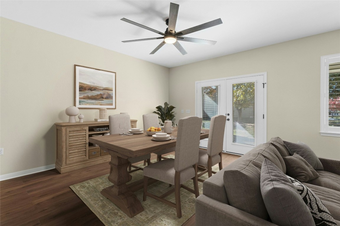 110 Crosby Street Georgetown, TX 78633 - Photo 6 of 40 a living room with furniture a window and a table
