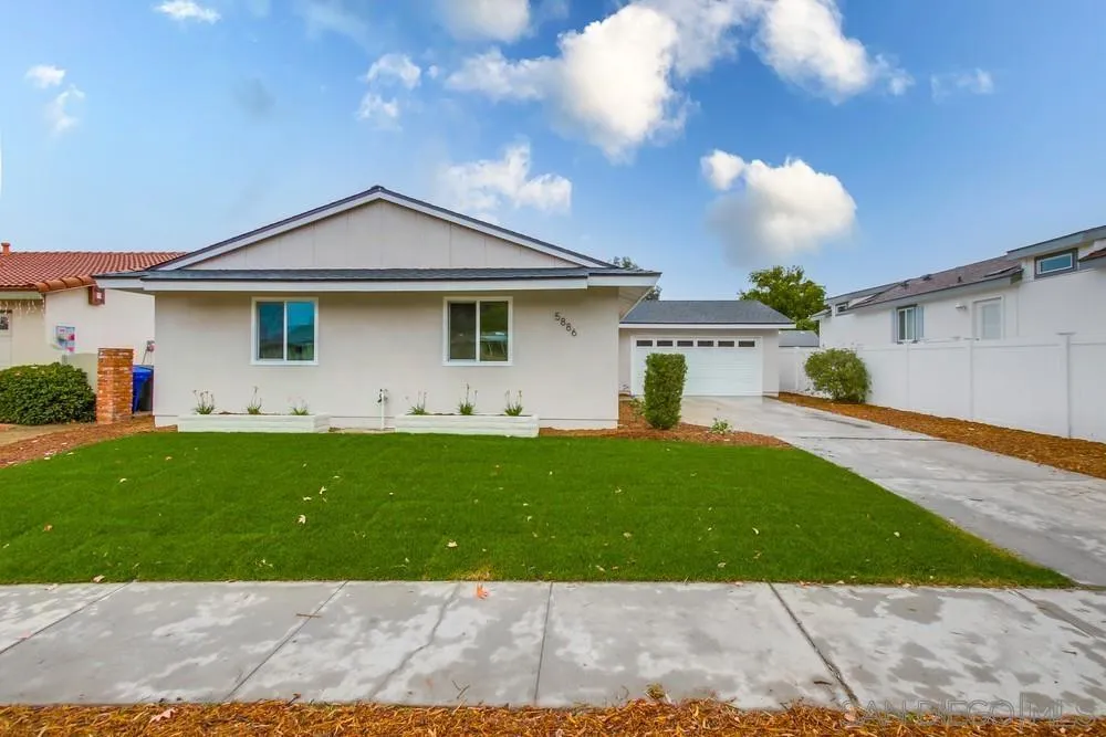 5886 Cowles Mountain Boulevard La Mesa, CA 91942 - Photo 2 of 39 a front view of house with yard and green space