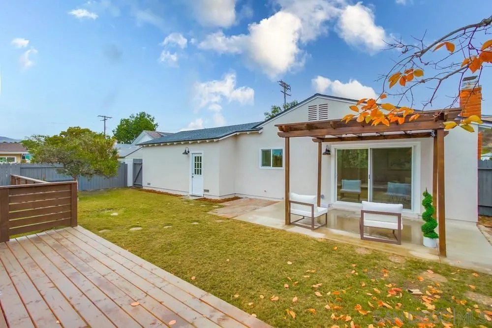 5886 Cowles Mountain Boulevard La Mesa, CA 91942 - Photo 36 of 39 a view of a house with a swimming pool and sitting area