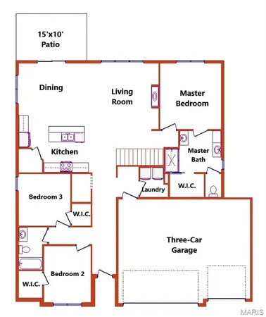 $489,000 | 602 Mortar Street, Mascoutah, IL 62258
