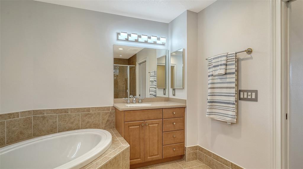 610 Riviera Dunes Way, Unit 306 Palmetto, FL 34221 - Photo 33 of 58 a bathroom with a sink and a bathtub