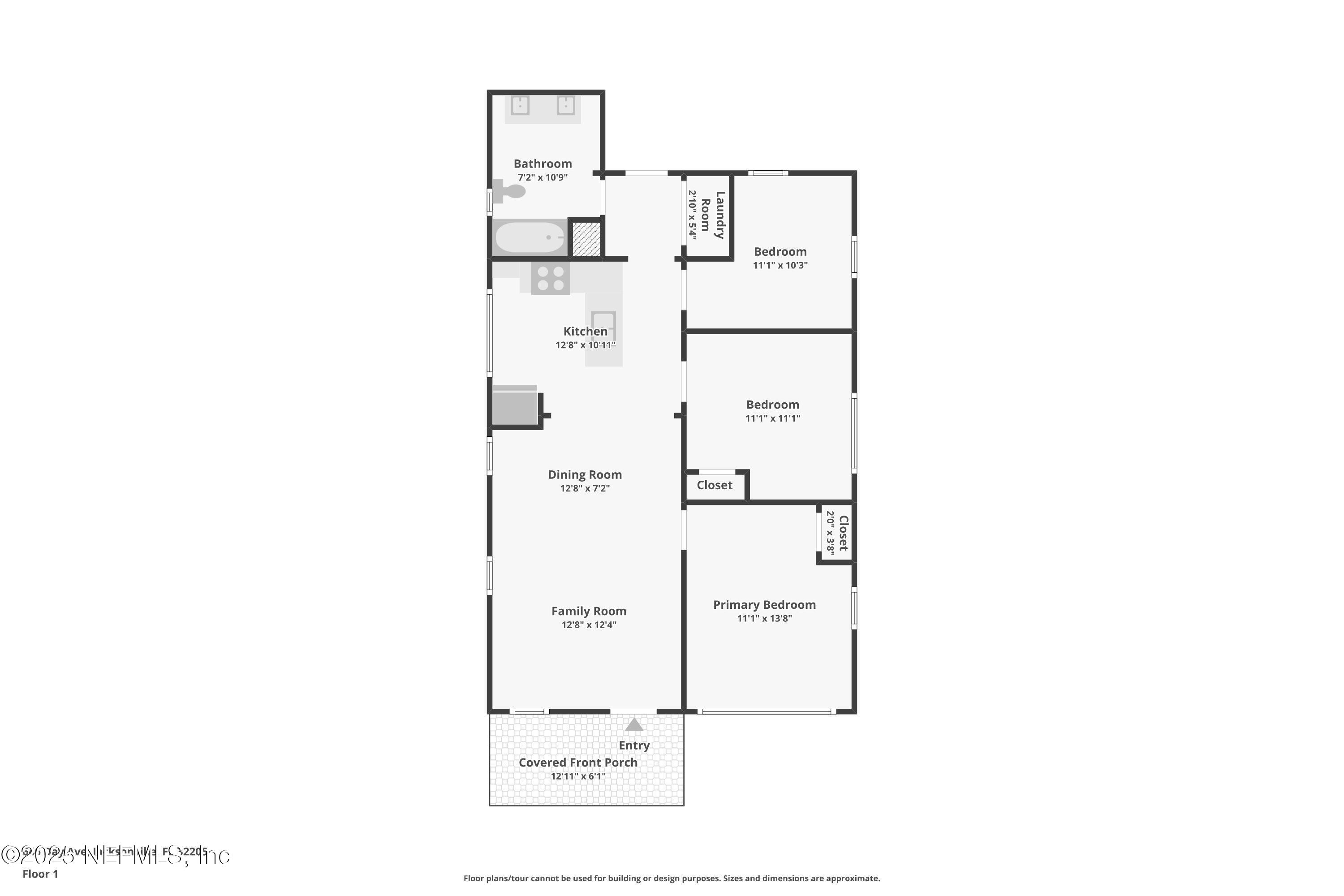 646 Day Avenue Jacksonville, FL 32205 - Photo 27 of 27 a picture of floor plan