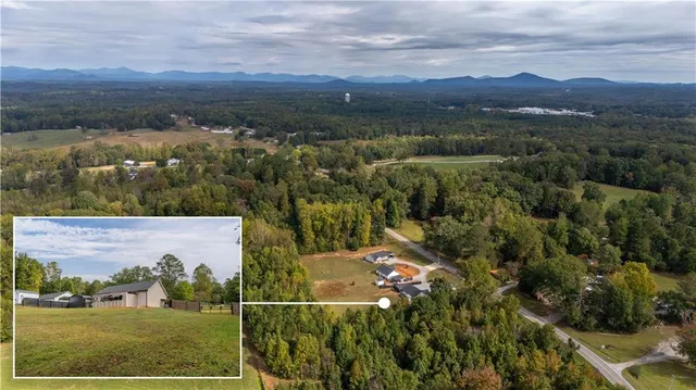view of a lake from a building