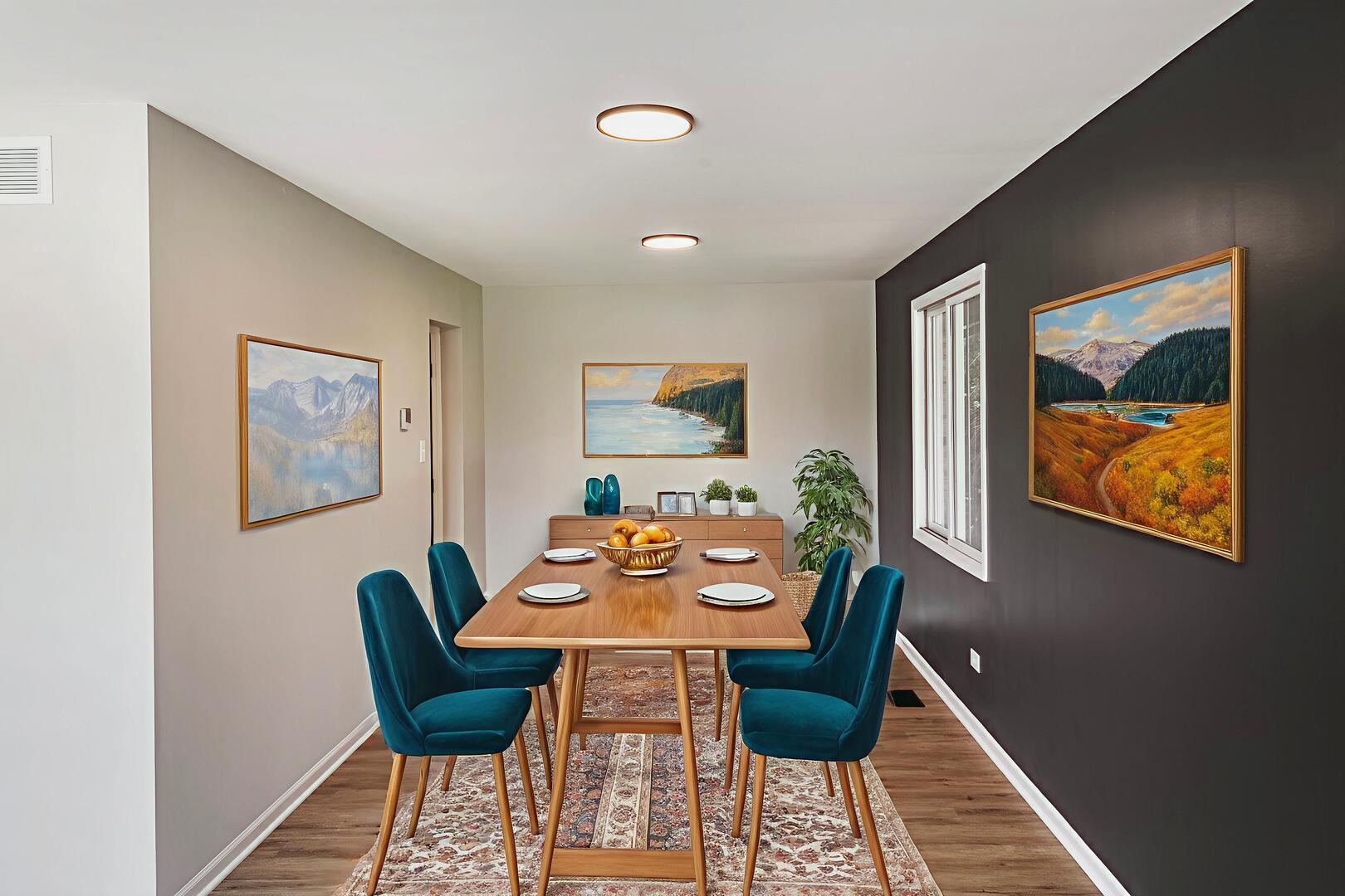 3518 Jacqueline Drive Crete, IL 60417 - Photo 5 of 23 a dining room with furniture and wooden floor