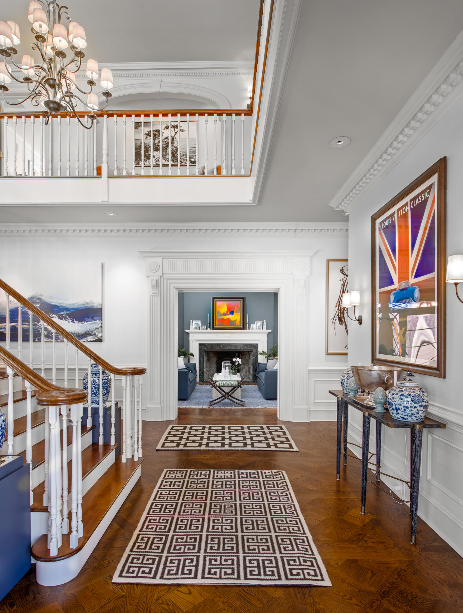 235 Brushy Ridge Road New Canaan, CT 06840 - Photo 2 of 28 a view of a living room and entryway