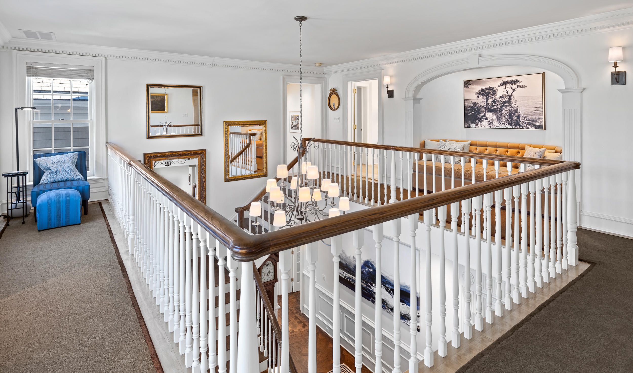 235 Brushy Ridge Road New Canaan, CT 06840 - Photo 20 of 28 a view of entryway and hall with wooden floor