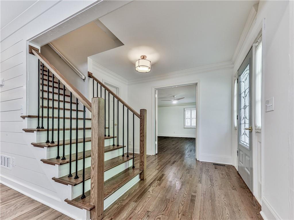 633 Butterworth Road Canton, GA 30114 - Photo 22 of 55 a view of entryway with wooden floor