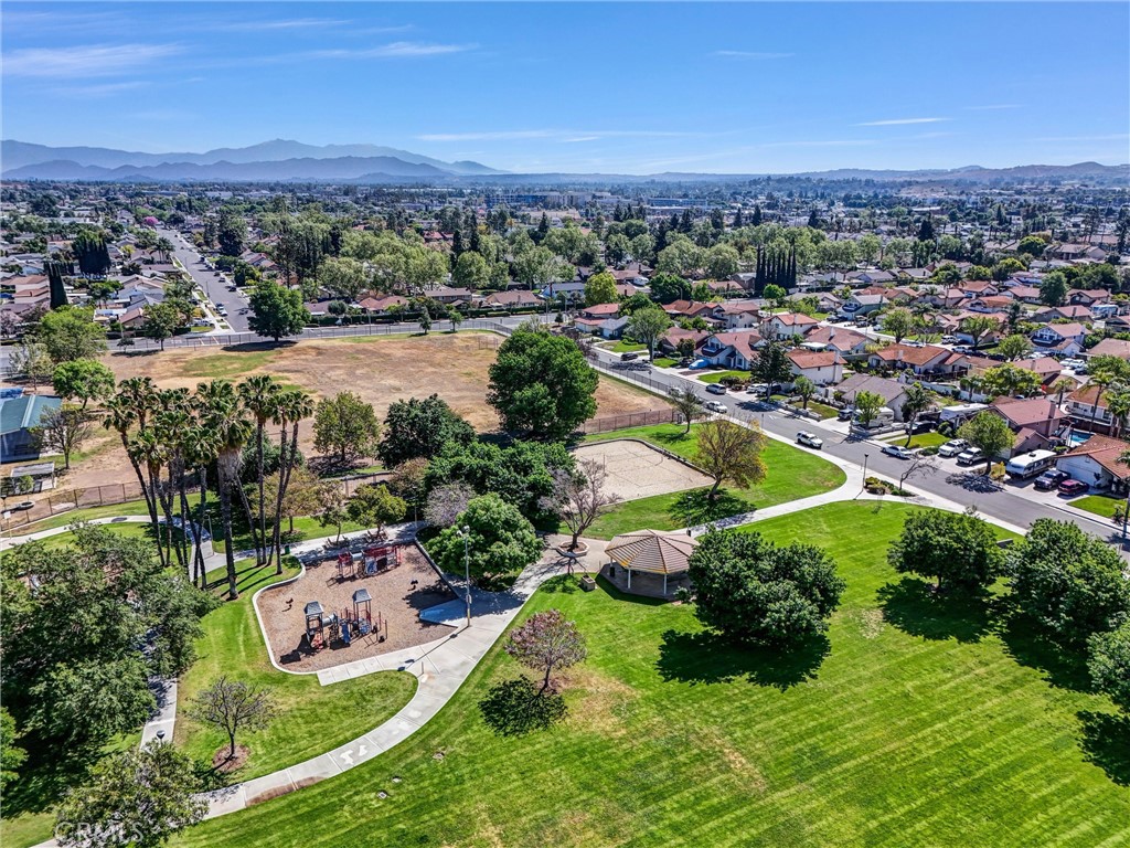 11499 Bridgeway Drive Riverside, CA 92505 - Photo 62 of 65 an aerial view of a house with a garden