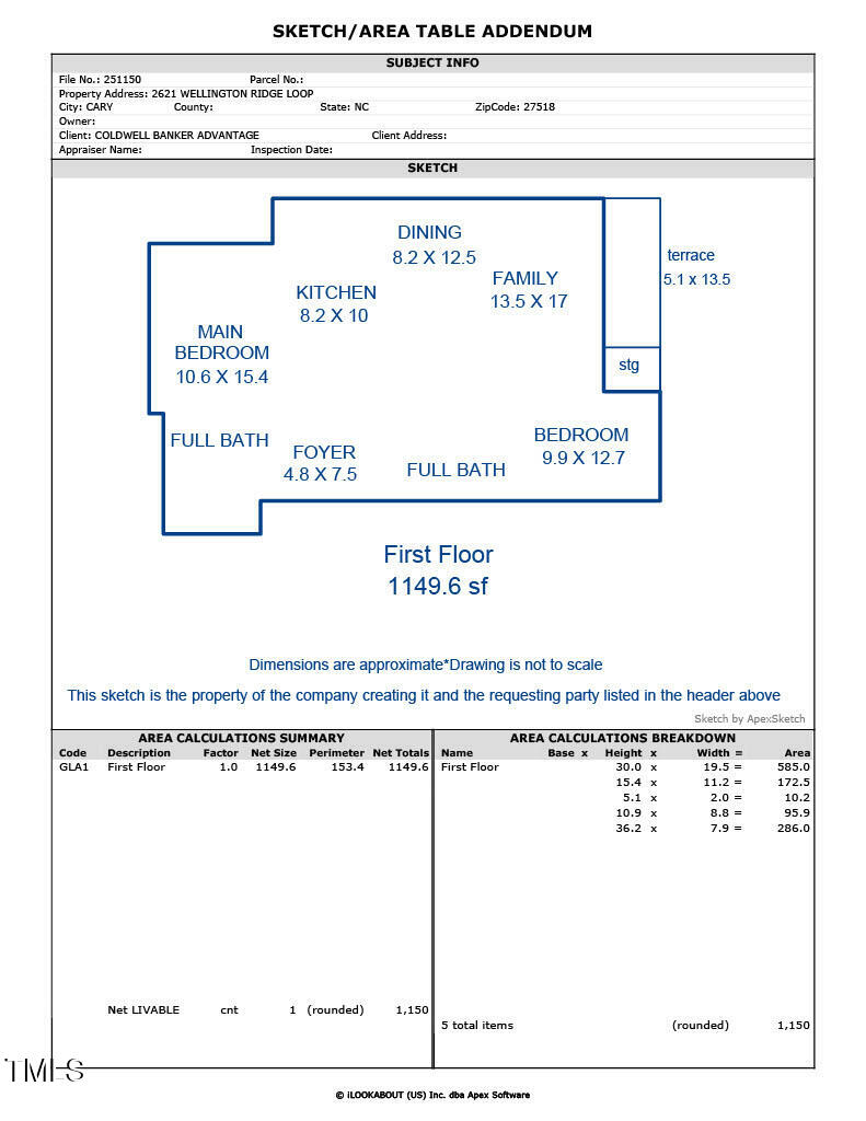 2621 Wellington Ridge Loop Cary, NC 27518 - Photo 26 of 26 Floor Plan