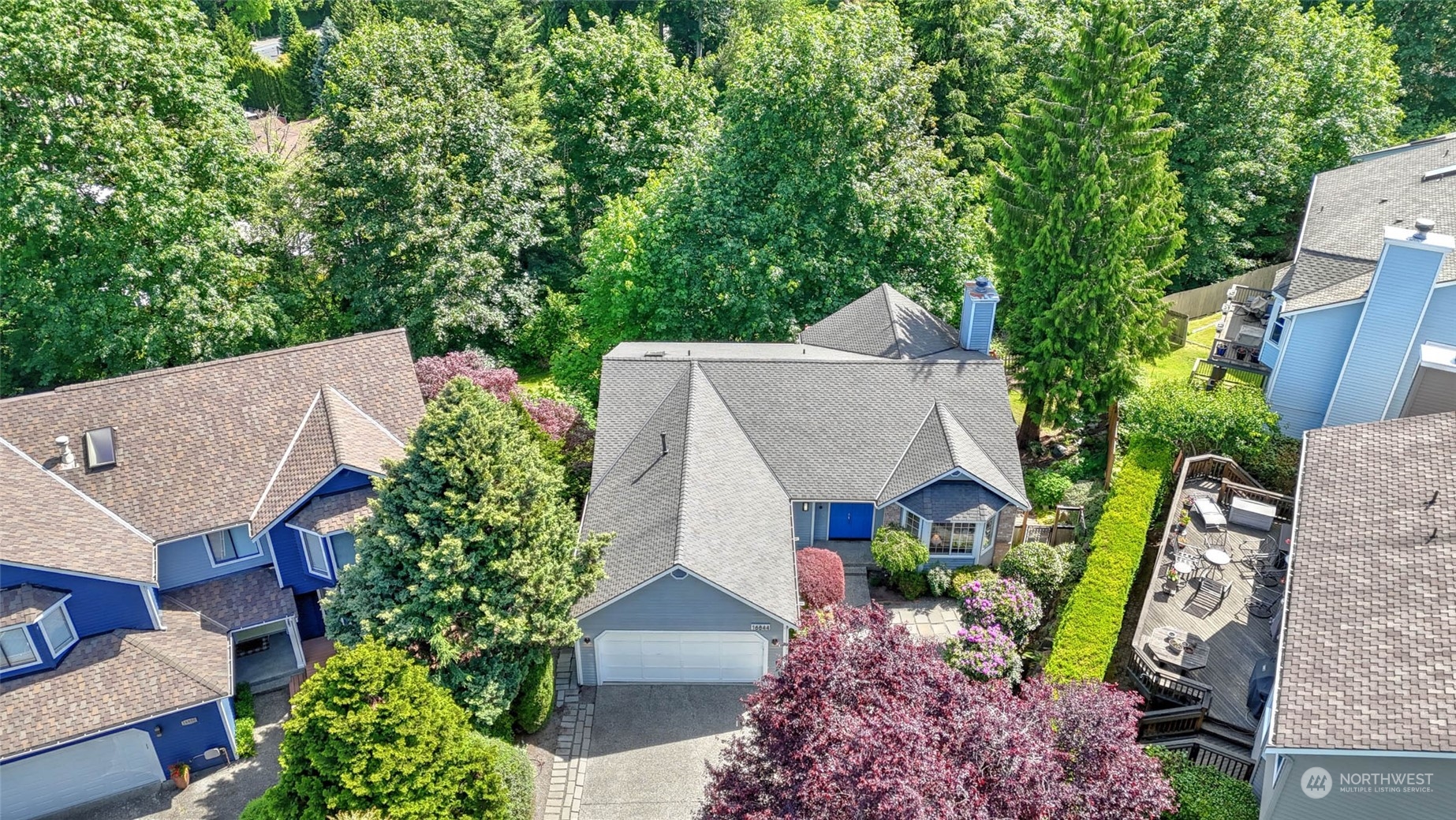 16844 119th Place Northeast Bothell, WA 98011 - Photo 24 of 26 an aerial view of a house