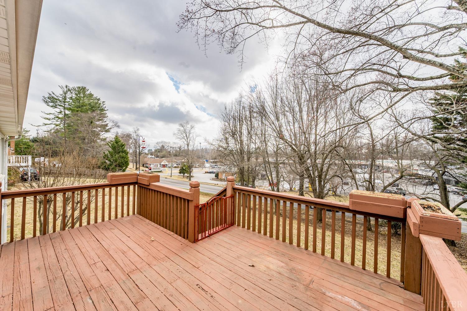 4925 Old Boonsboro Road Lynchburg, VA 24503 - Photo 19 of 57 a view of deck with wooden floor and fence