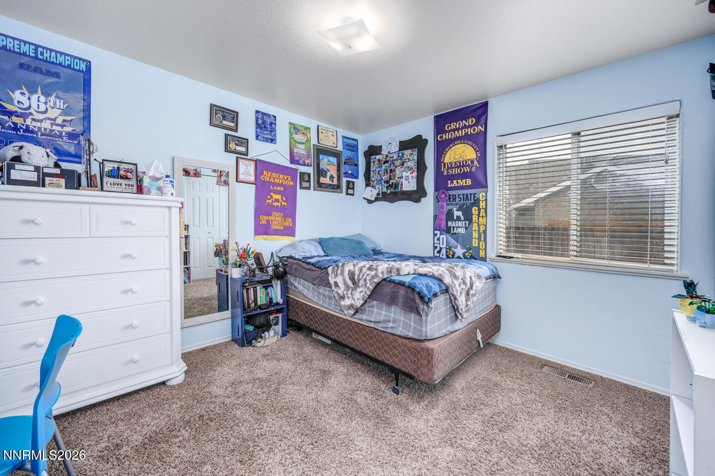 374 Calaway Court Fallon, NV 89406 - Photo 12 of 18 a bedroom with a bed and a window