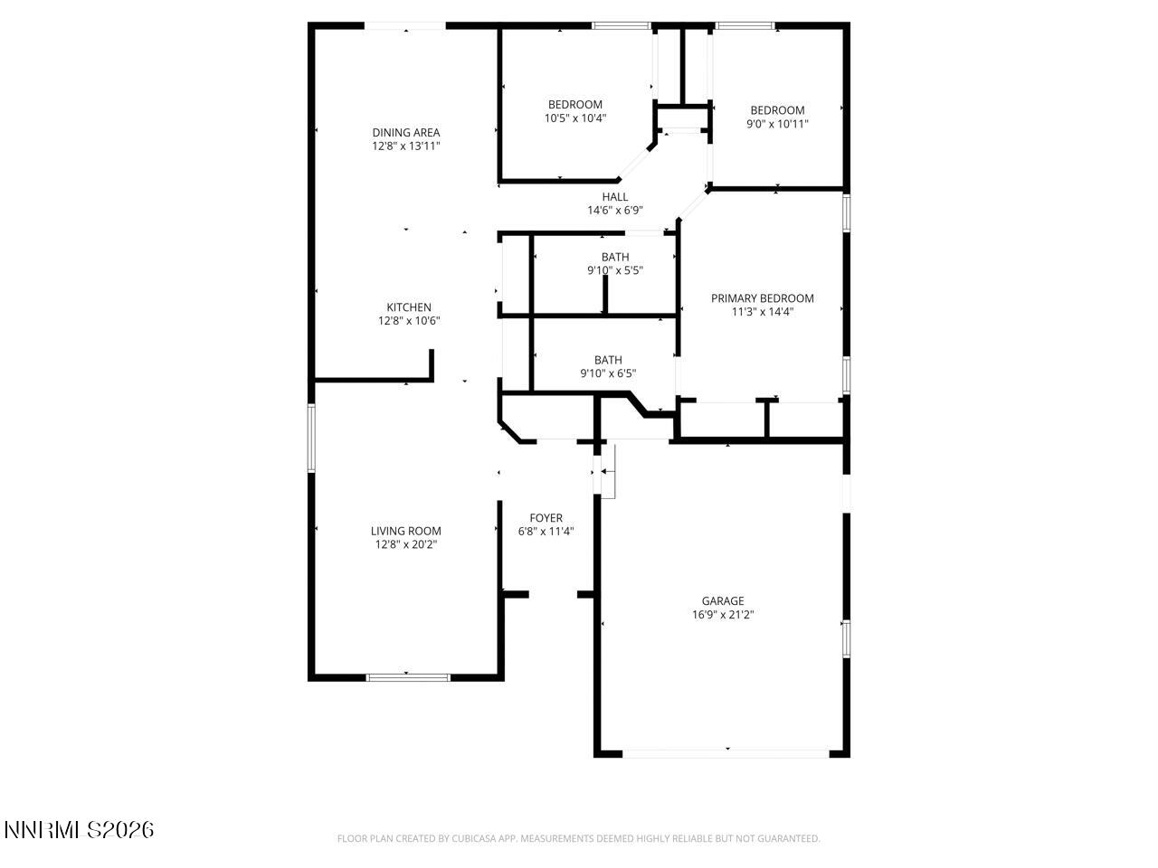 374 Calaway Court Fallon, NV 89406 - Photo 18 of 18 a picture of a floor plan