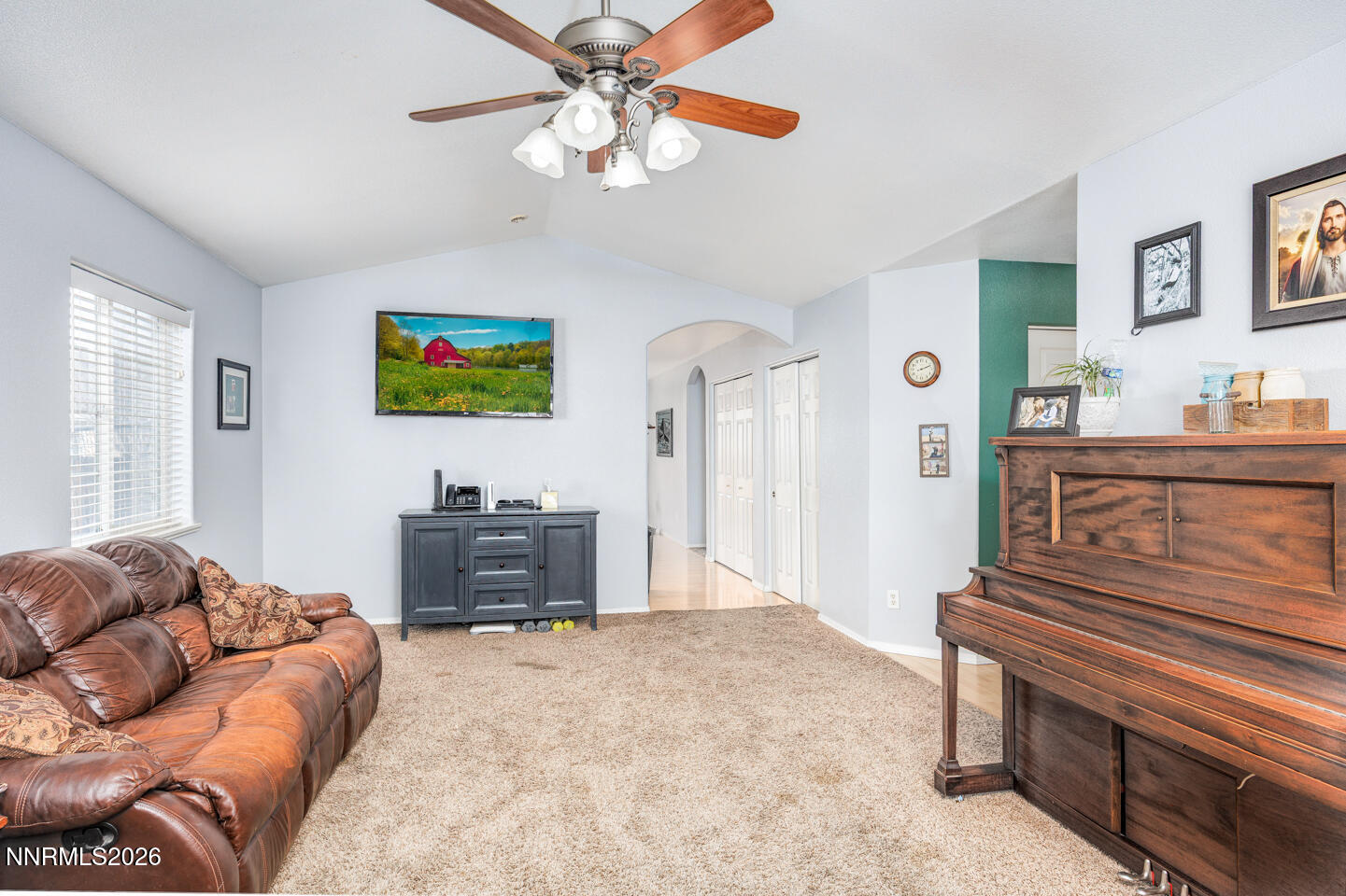 374 Calaway Court Fallon, NV 89406 - Photo 4 of 18 a living room with furniture and a flat screen tv
