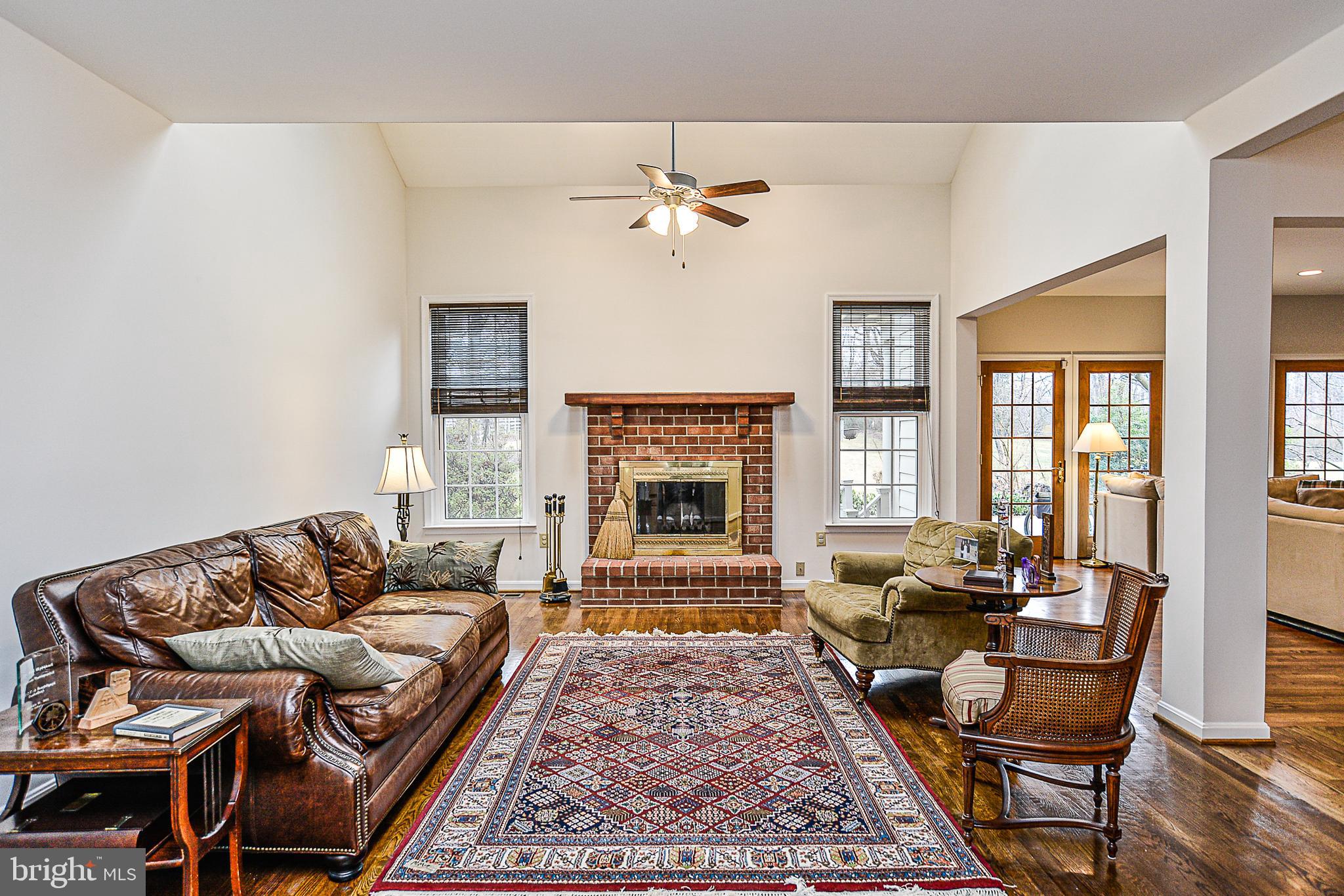 1819 Beulah Road Vienna, VA 22182 - Photo 11 of 43 Family/Sitting room with wood burning fireplace