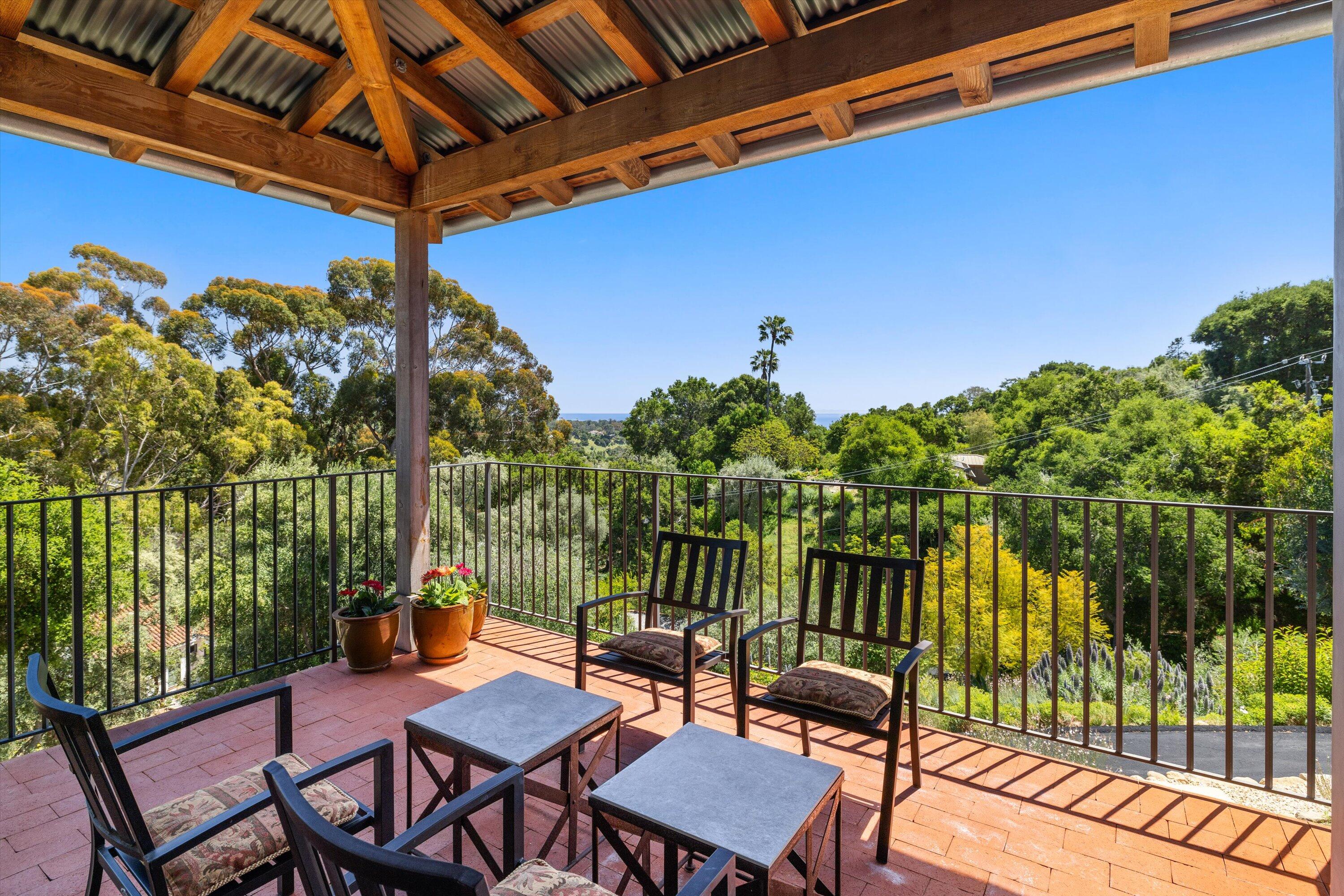 2600 Holly Road Santa Barbara, CA 93105 - Photo 17 of 70 Ocean Views from the Front Deck