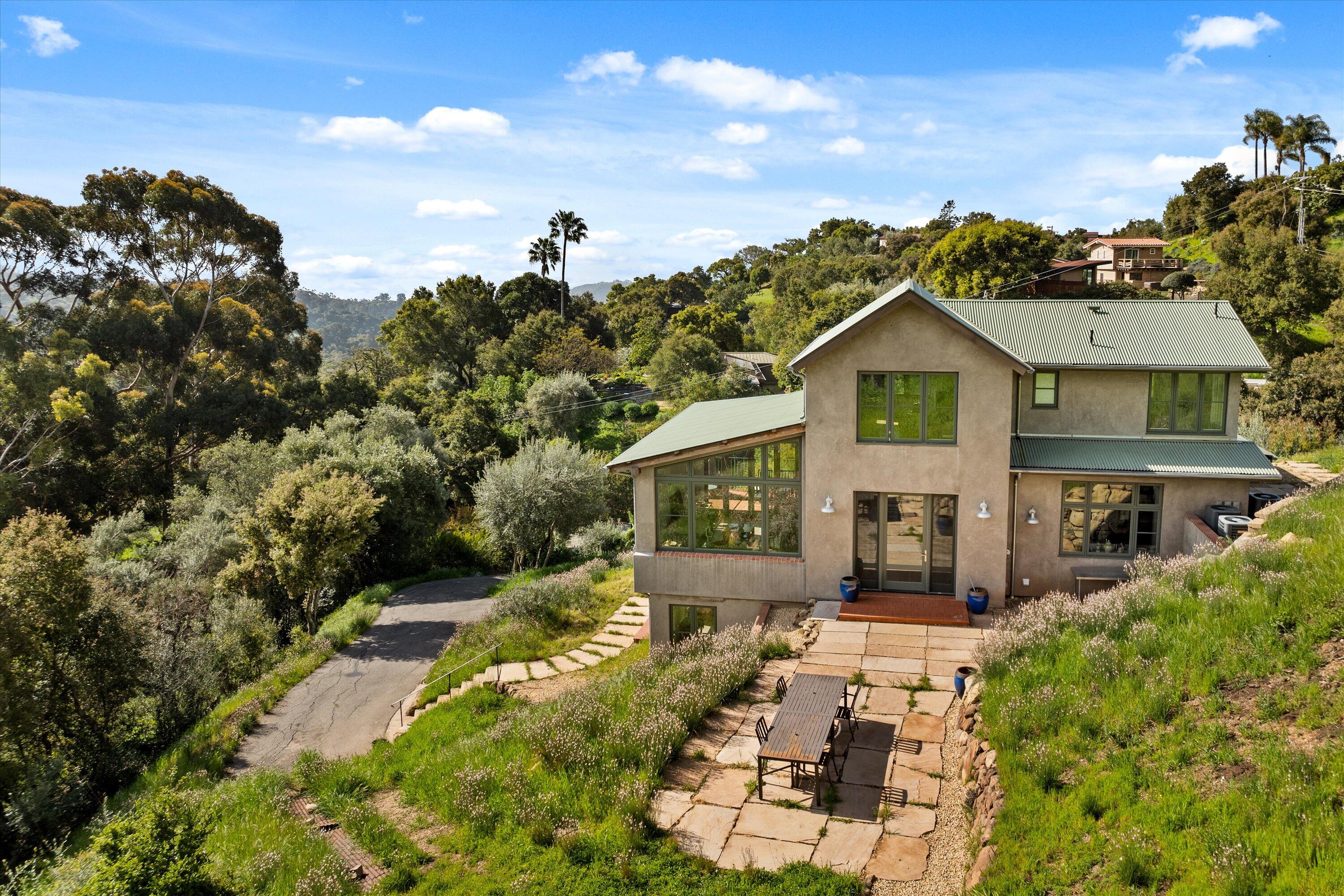 2600 Holly Road Santa Barbara, CA 93105 - Photo 4 of 70 Back View Looking South