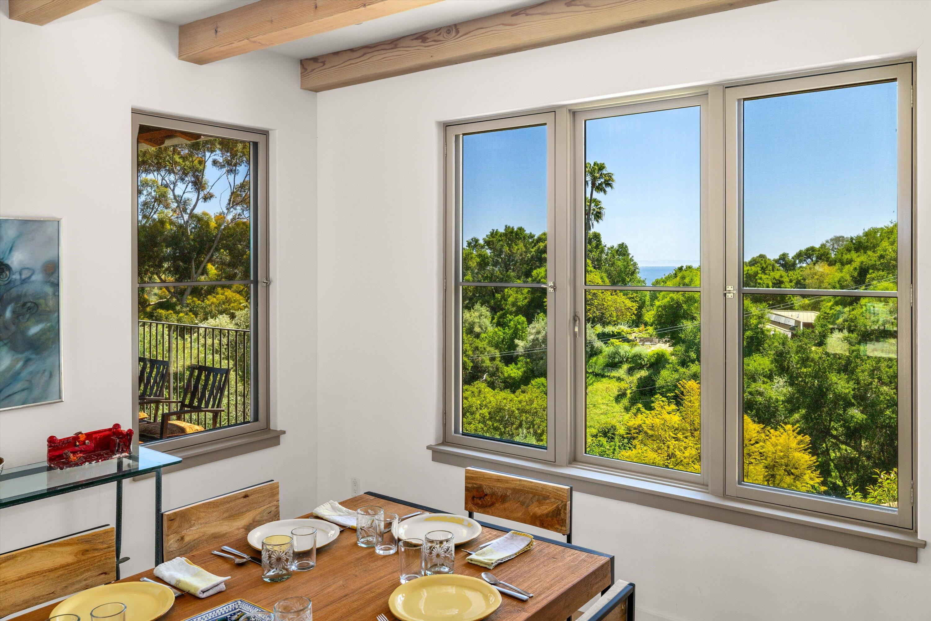 2600 Holly Road Santa Barbara, CA 93105 - Photo 10 of 70 View of the Ocean from the Dining Area