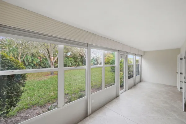 a view of a room with window